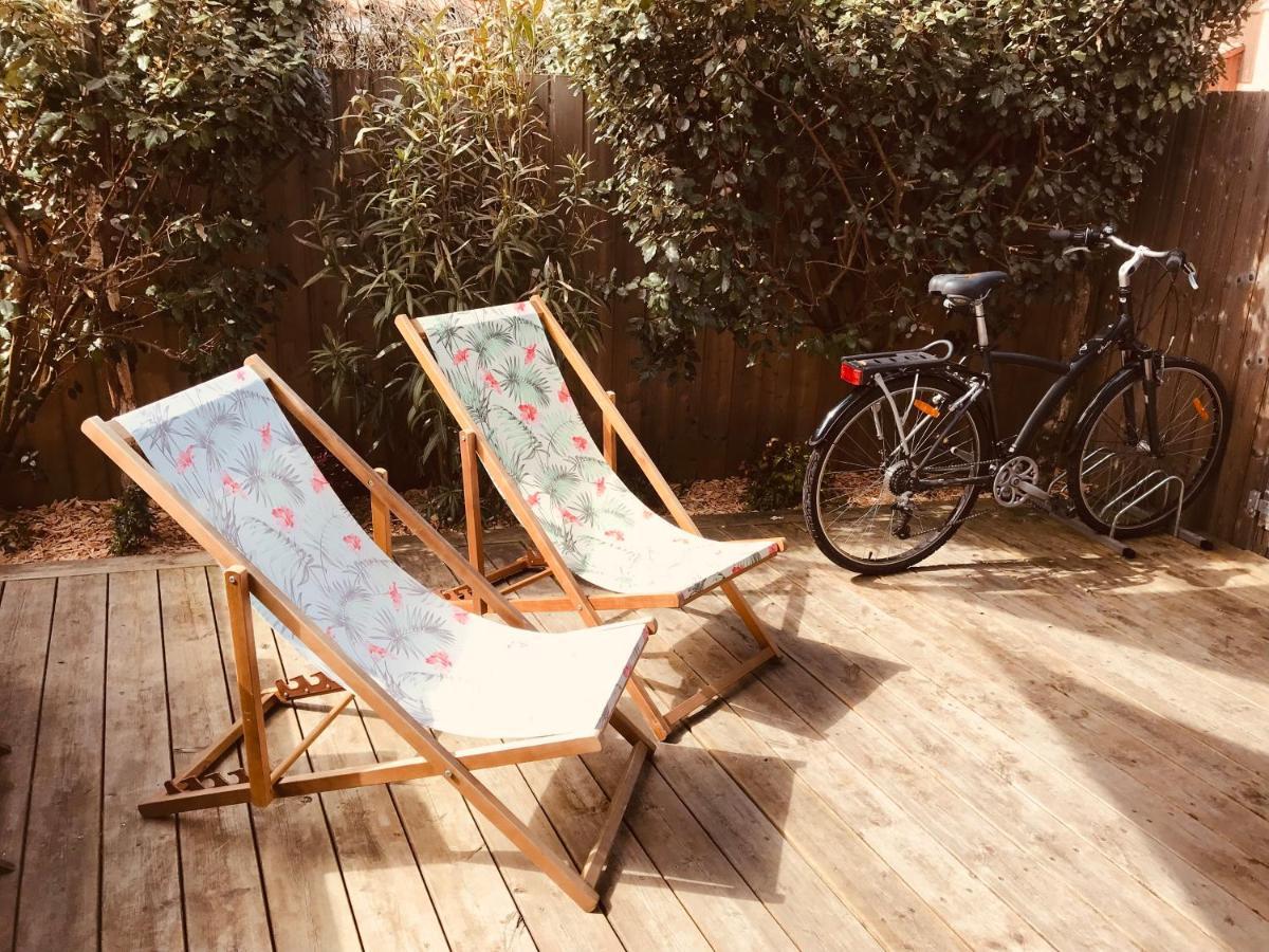Cocon Entre Presqu'Ile Du Cap Ferret Et Plages Oceanes - Terrasse - 1 Velo Gratuit アレ エクステリア 写真