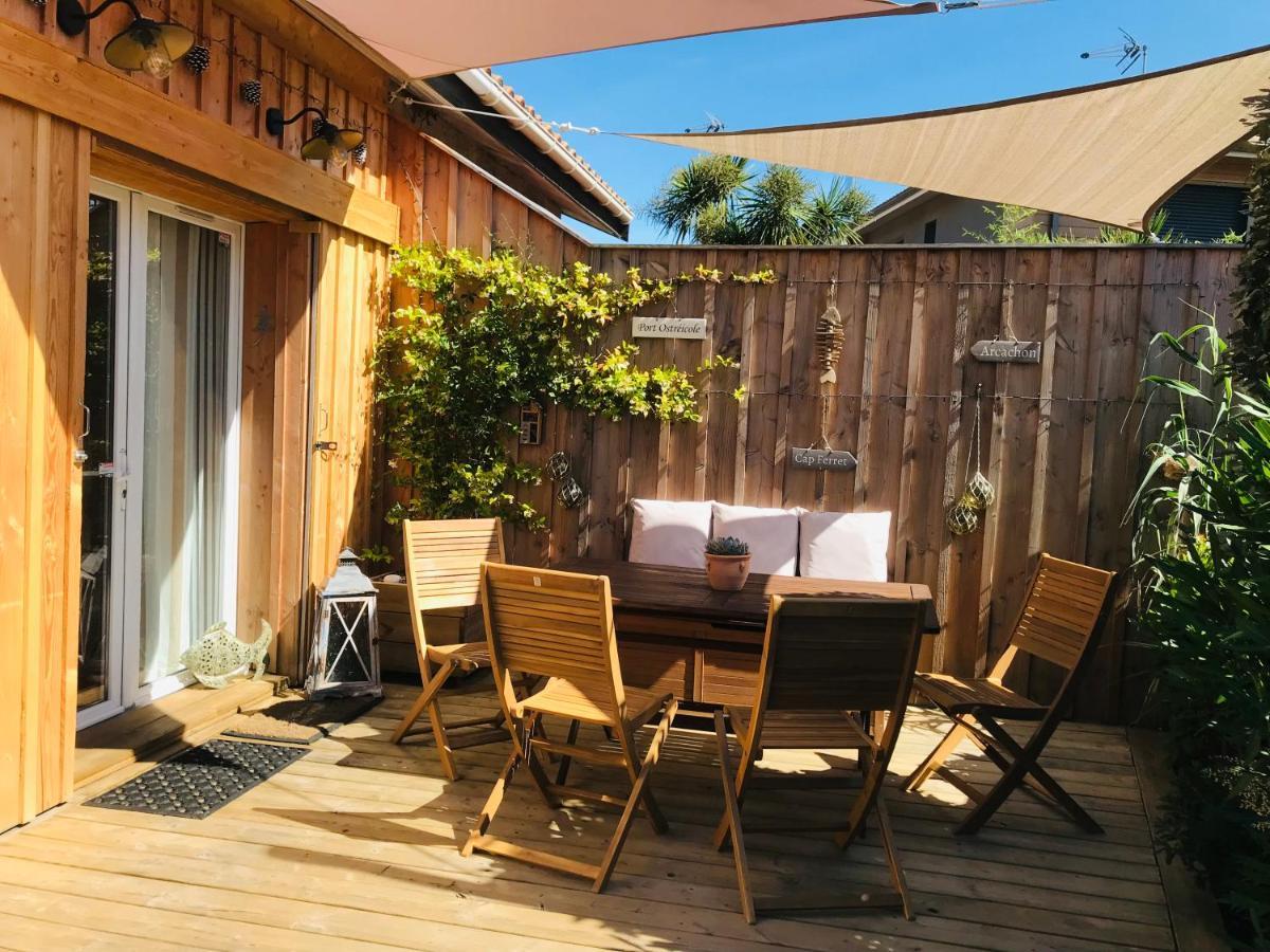 Cocon Entre Presqu'Ile Du Cap Ferret Et Plages Oceanes - Terrasse - 1 Velo Gratuit アレ エクステリア 写真