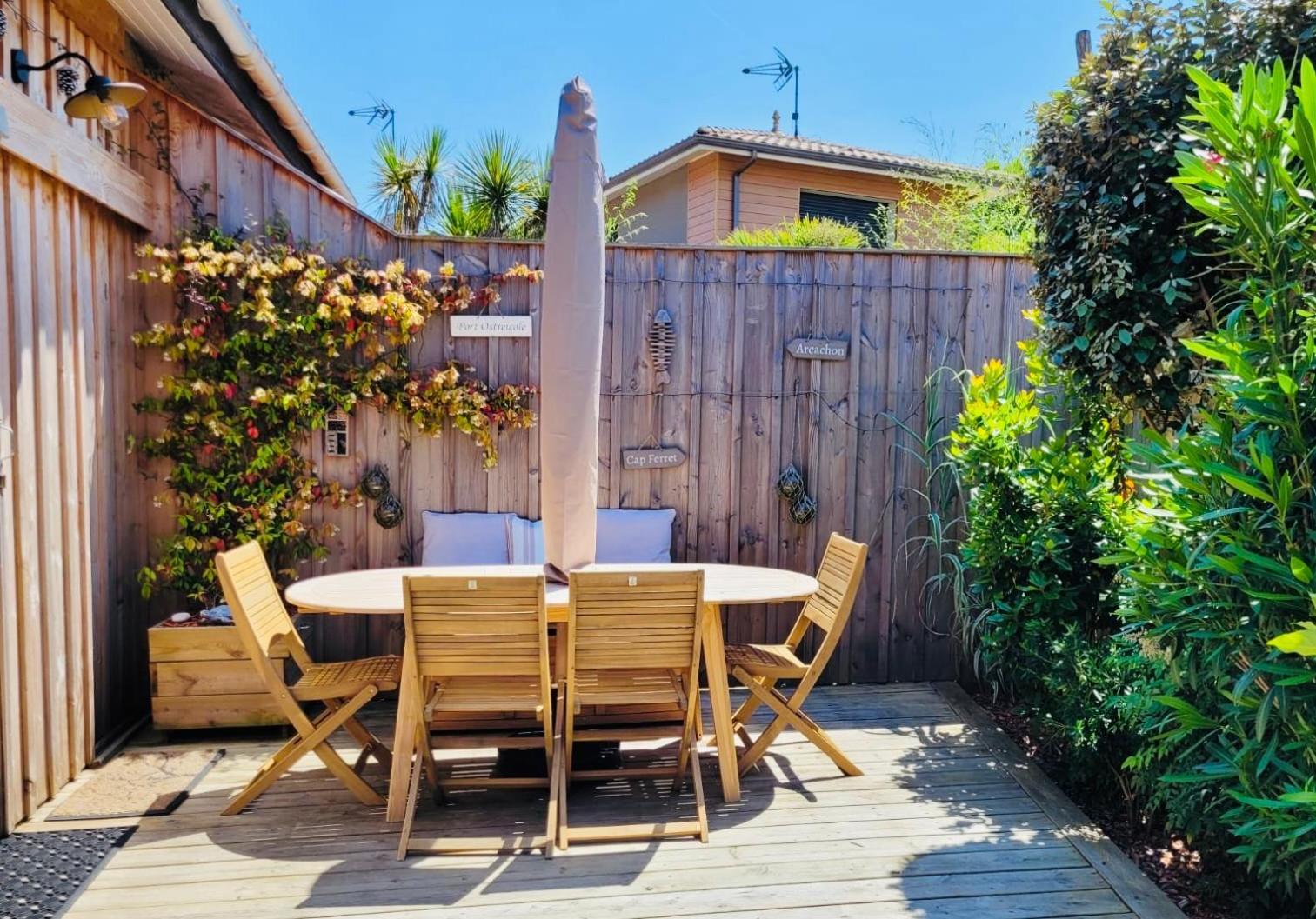 Cocon Entre Presqu'Ile Du Cap Ferret Et Plages Oceanes - Terrasse - 1 Velo Gratuit アレ エクステリア 写真